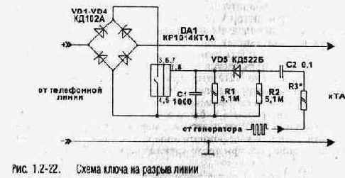 Датчики подъема трубки